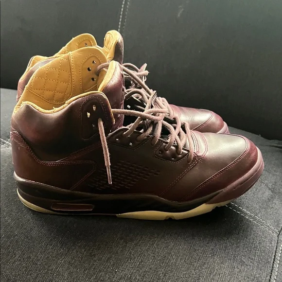 Jordan 5 Premiums Burgundy - Picture 3 of 15